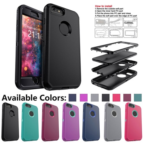 Shockproof for iphone 7 8 - 6s,